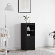 vidaXL Sideboard Svart 41 x 37 x 100 cm Konstruerat trä