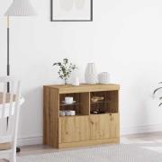 vidaXL Sideboard Brun 81 x 37 x 67 cm Konstruerat trä