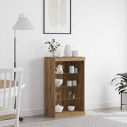 vidaXL Sideboard artisan ek 60.5 x 37 x 100 cm Konstruerat trä