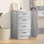vidaXL Sideboard med låda Grå sonoma 40 x 41 x 75 cm Konstruerat trä