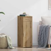 vidaXL Sideboard med låda Artisan Ek 30 x 42,5 x 93 cm