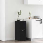 vidaXL Apoteksskåp Svart ek 40 x 41 x 77.5 cm Konstruerat trä