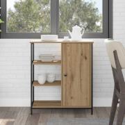 vidaXL Sideboard artisan ek 70 x 30 x 80 cm Konstruerat trä