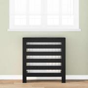 vidaXL radiatorlock svart ek 78x20x82 cm konstruerat trä