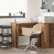 vidaXL Skrivbord Gammalt trä 102 x 50 x 75 cm Konstruerat trä