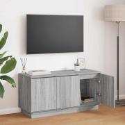 vidaXL TV Skåp med LED Grå sonoma 100 x 38 x 49 cm Konstruerat trä