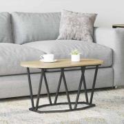 vidaXL Kaffebord Sonoma ek 80 x 40 x 40.5 cm
