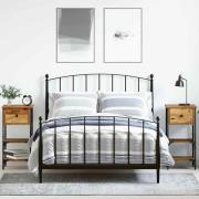 vidaXL Nattduksbord 2 pcs Brun 33,5 x 36 x 70 cm Konstruerat trä