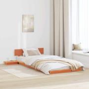 vidaXL Sängram Brun 90 x 200 cm trä
