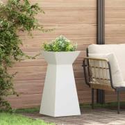 vidaXL Pelarkrukor 2 pcs Vit 35 x 35 x 73 cm Stål