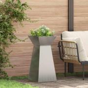 vidaXL Pelarkrukor 2 pcs Silver 35 x 35 x 73 cm Stål
