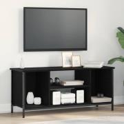 vidaXL TV-bänk Svart ek 102 x 35 x 45 cm Konstruerat trä