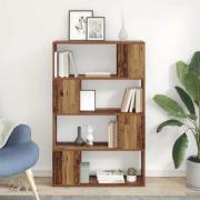 vidaXL TV-bänkset Väggmonterad Brun 80 x 24 x 125 cm Konstruerat trä