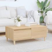 vidaXL Soffbord sonoma-ek 90x50x36,5 cm konstruerat trä