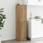vidaXL Apoteksskåp ek 30x41x144,5 cm konstruerat trä