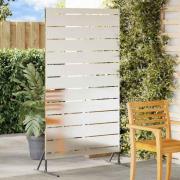 vidaXL Avskärmningsskärm Grå 100 x 50 x 180 cm Stål