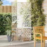 vidaXL Avskärmningsskärm Grå 100 x 50 x 180 cm Stål