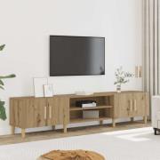 vidaXL Tv-bänk artisian ek 180x31,5x40 cm konstruerat trä