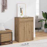 vidaXL Skoskåp artisan ek 60x35x84 cm konstruerat trä