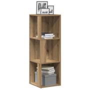 vidaXL Hörnskåp hantverksmässig ek 33x33x100 cm konstruerat trä