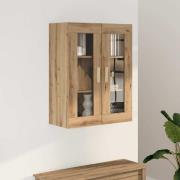 vidaXL Väggskåp ek 69,5x34x90 cm