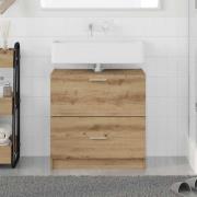 vidaXL Tvättställsskåp Artisan Ek 59 x 37 x 59 cm Konstruerat trä