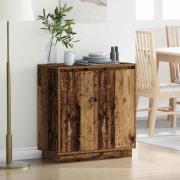 vidaXL Skänk med hylla Gammalt trä 71 x 34.5 x 75 cm Konstruerat trä