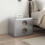 vidaXL Sidobord med 2 lådor Vintage Aviator flygplanstema