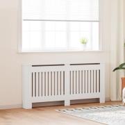 vidaXL Elementskydd vit MDF 172 cm