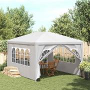 vidaXL Partytält 3x4 m vit