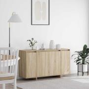 vidaXL Sideboard Sonoma-ek 135 x 41 x 75 cm Konstruerat trä
