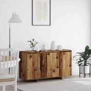 vidaXL Sideboard Gammalt trä 135 x 41 x 69 cm Konstruerat trä