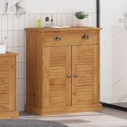 vidaXL Badrumsskåp VIGO honungsbrun 67,5 x 34 x 80 cm Massiv furu