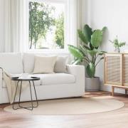 vidaXL Matta Beige 140 x 200 cm Polyester