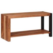 vidaXL Hyllsystem Brun 80 x 30 x 40 cm Massivt akaciaträ