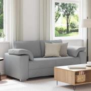 vidaXL Loveseat Soffa i Ljusgrå - 140 cm Tyg