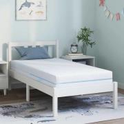 vidaXL Madrass Vit 80 x 160 cm Skum