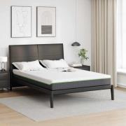 vidaXL Madrass Vit, Grå 140 x 190 cm Skum
