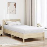 vidaXL Madrass Vit 90 x 200 cm Polyester