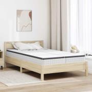 vidaXL Madrass 2 pcs Vit, Grå 60 x 200 cm Stickad tyg