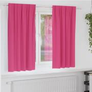 vidaXL Gardiner med gardiner 2 pcs Ljusrosa Polyester