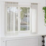 vidaXL Gardiner med gardiner 2 pcs Kräm 140x175cm Polyester