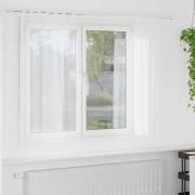 vidaXL Gardiner med gardiner 2 pcs Vit 140x175cm Polyester