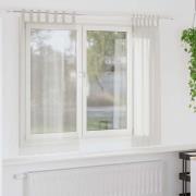 vidaXL Gardiner med gardiner 2 pcs Kräm 140x175cm Polyester