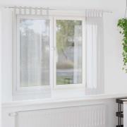 vidaXL Gardiner med gardiner 2 pcs Ljusgrå 140x175cm Polyester