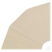 vidaXL Balkongskärm Beige 160 x 160 cm tyg