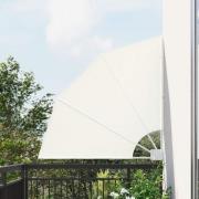 vidaXL Balkongskärm Kräm 115 x 115 cm Polyester