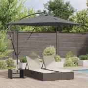 vidaXL Cantilever bananparasol Antracit 249 x 249 x 250 cm