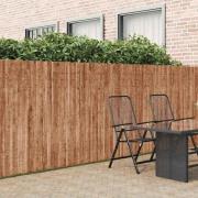 vidaXL Barkstaket Brun 400 x 150 cm Bark