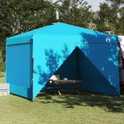 vidaXL Pop-up Markistält Blå 300 x 300 cm tyg